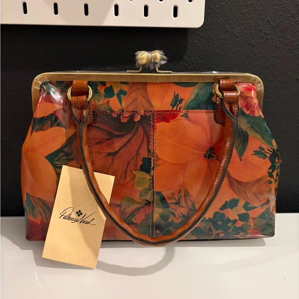 Patricia Nash Floral Robine Handbag Purse Dust Bag Shoulder Bag Crossbody NEW - Picture 1 of 9